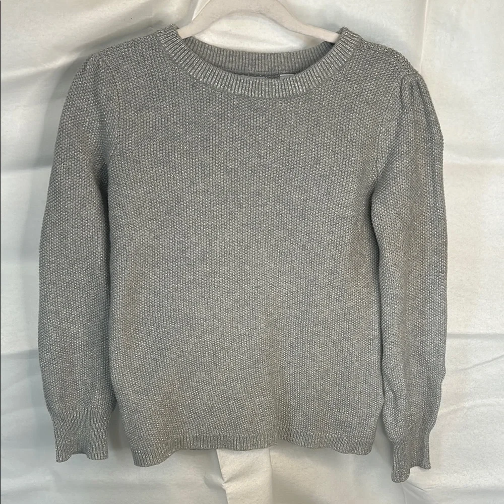 Gap Kids Shimmering Silver Sweater
